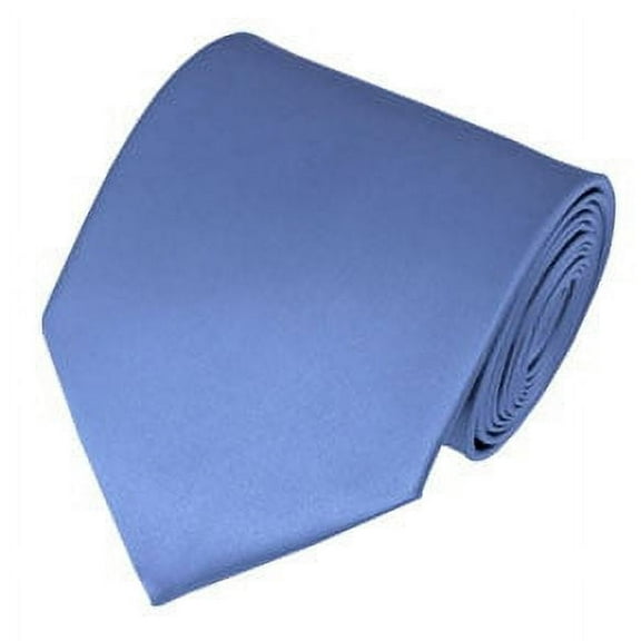 Solid Steel Blue X-Long Men's Necktie