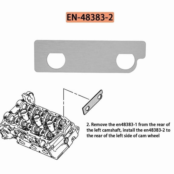 Solid Steel Cam Holding Tool Kit For 2.8L 3.0L 3.6L V6, Replaces EN48383 EN46105, Fits Cadillac SRX STS GMC Acadia, 3-Piece