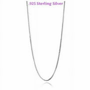 BEDAZZLED BIJOU Solid Sterling Silver Box Chain .925 Solid Sterling Silver Chain