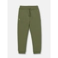 thumbnail image 1 of Solid Stitched Pocket Joggers with Drawstring Waistband - Olive, 1 of 10