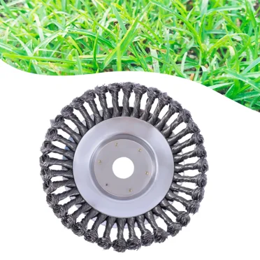Stainless Steel Wire Wheel Trimmer Head – Grass Strimmer Attachment For Weed Brush Cutter