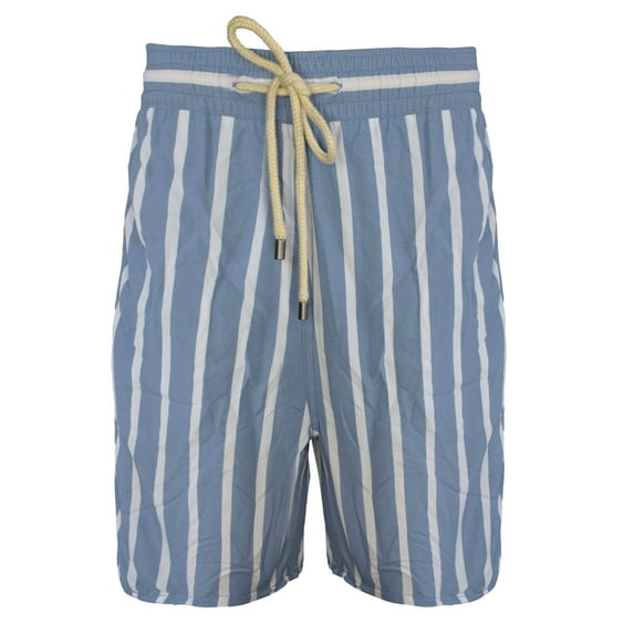 Solid & Striped Men's The Classic Swim Trunks, Steel Blue White, L