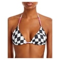 thumbnail image 1 of Solid & Striped Womens Iris Reversible Halter Bikini Swim Top, 1 of 1