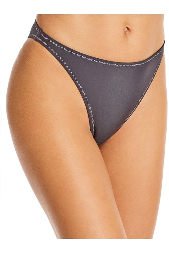 Womens Jayden Lined High Waist Swim Bottom Separates Black S