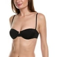 thumbnail image 1 of Solid & Striped womens  The Arlo Bikini Top, S, Black, 1 of 3
