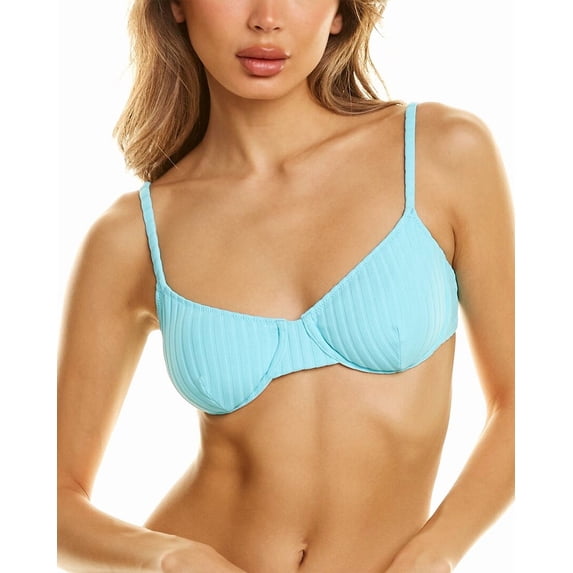 Solid & Striped womens The Eva Triangle Top, s, Blue