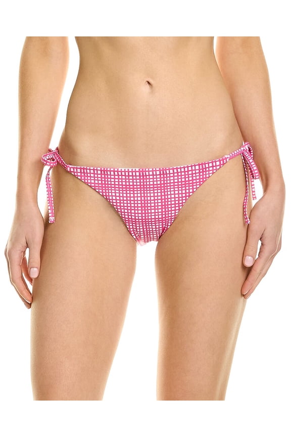 womens The Iris Reversible String Bikini Bottom, XL, Pink