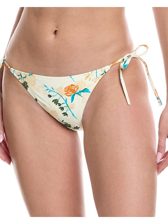 womens The Iris Ruffle Bikini Bottom, XL, White