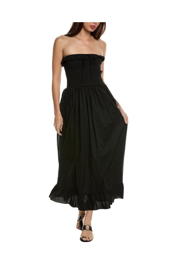 womens The Nikki Maxi Dress, m, Black