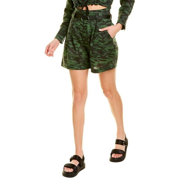 Solid & Striped womens  The Talia Linen Short, XS, Green