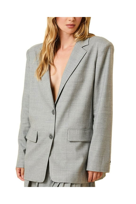 womens The Warren Wool-Blend Blazer, m