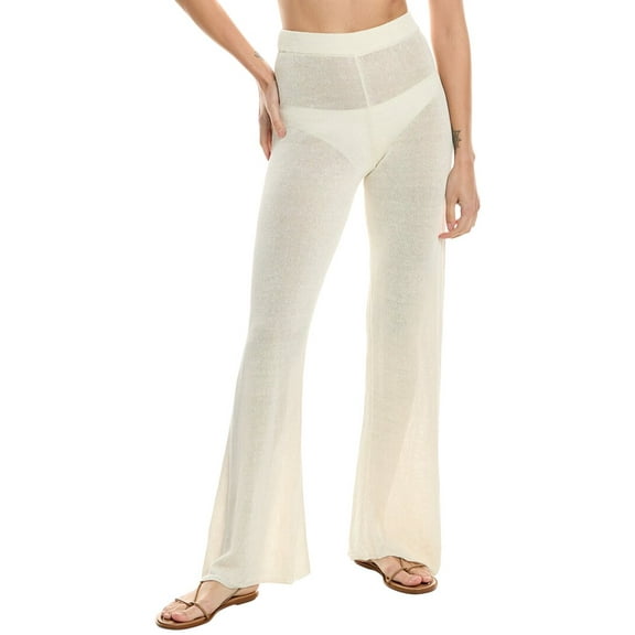 Solid & Striped womens  x Sofia Richie Grainge The Faye Linen-Blend Pant, l,