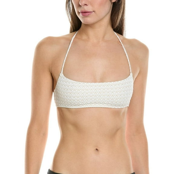 Solid & Striped womens  x Sofia Richie Grainge The Odessa Bikini Top, XL, White