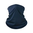 thumbnail image 1 of Solid Summer Neck Gaiter for Unisex Sun Protection Ice Silk Cooling Face Mask Neck Scarf Thin Breathable Bandana for Cycling Fishing 1 PC Navy One Size, 1 of 5