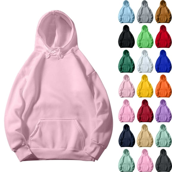 Solid Sweatshirt Pullover for Women, Long Sleeves Color Tunic Tops Crewneck Hoodless Tunic Tops Casual Sweatshirt