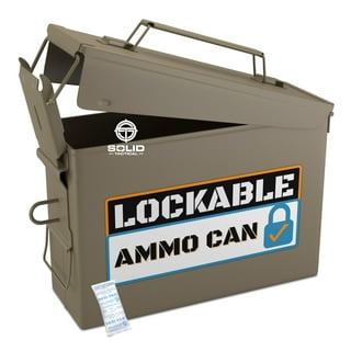2PCS Plastic Ammo Box Military Storage Ammo Can Lightweight High