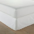 thumbnail image 1 of Stone Cottage Solid Scallop White King Tailored Bedskirt, 1 of 2