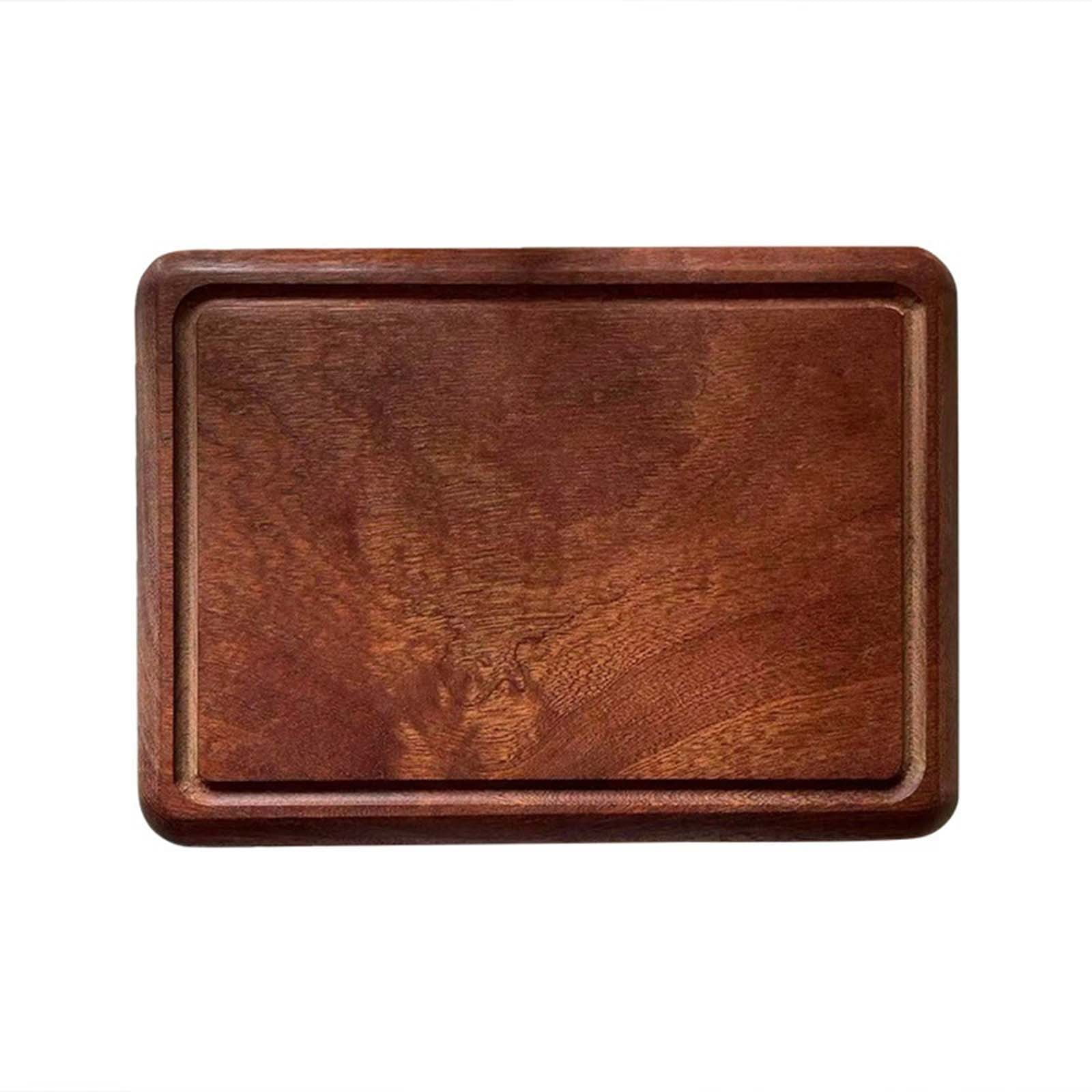 Solid Teak Wood Cutting Board for Meat, Bread & Pizza, Large Kitchen Chopping Block,All-Purpose Serving Board