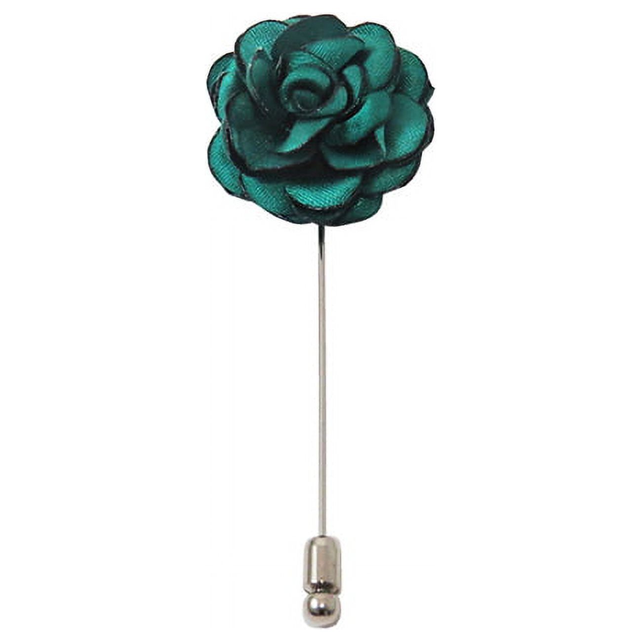 TieMart Lilac Premium Flower Lapel Pin