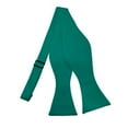 thumbnail image 1 of Solid Teal Green Self-Tie Bow Tie, 1 of 3