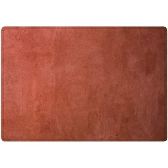 Solid Terracotta 16"x24" Bath Mat, Solid Bath Rug, Grunge Bath Decor, Orange Color, Burnt Orange Bathroom Decor