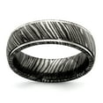 thumbnail image 1 of Solid Timoku 7mm Domed Step Edge Plain Classic Wedding Band Ring Size 10.5, 1 of 7