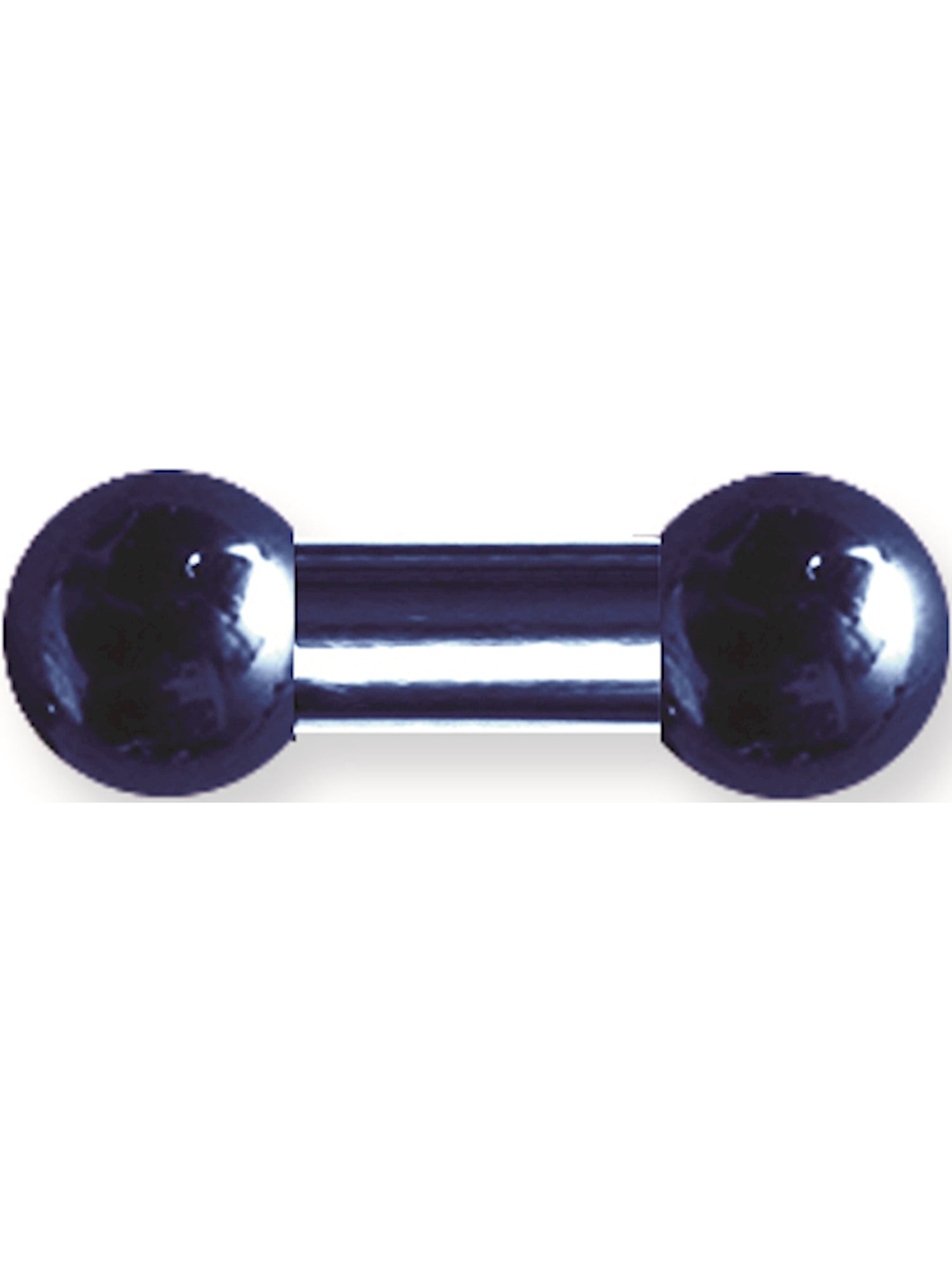 Solid Titanium BB 0G (8.2mm) 1/2 (13mm) Long Int Thrd Solid Titanium BB ...