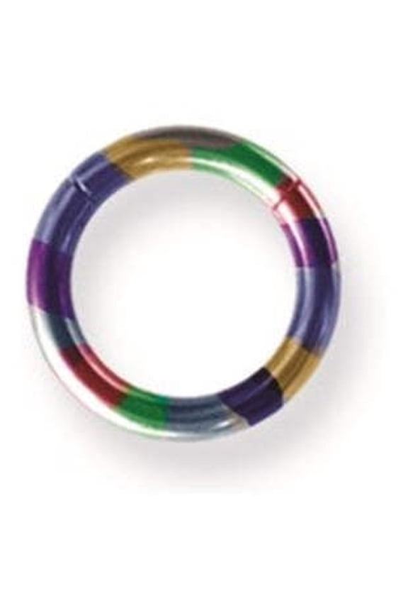 Solid Titanium Continuous (Seamless) Captive 12G (2mm) 3/8 (10mm) Dia R