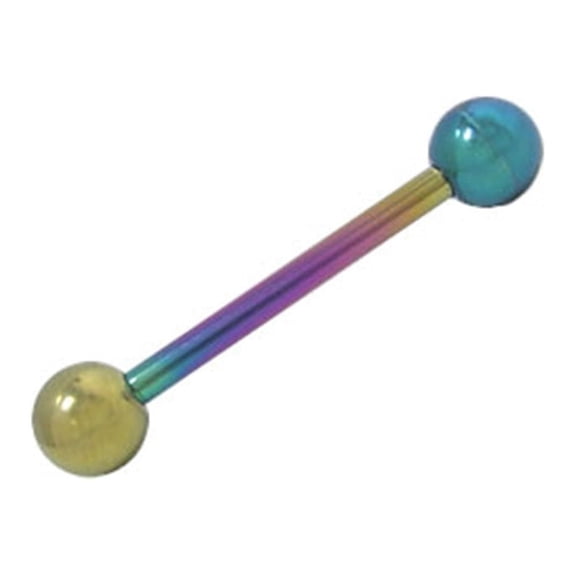 Solid Titanium Piercing Barbells 14G - Perfect for Nipples and Tongue- Sold Each