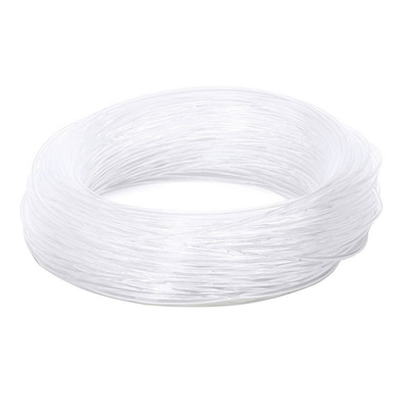 Solid Transparent Light-up Optic Fiber Cable MMA Glowing Optical Fiber Wire for Parties Halloween (φ2.0mm/m, )