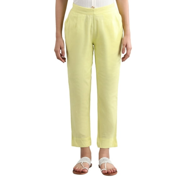 Solid Trousers - Super Lemon-Small