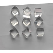Solid Tumbled Acrylic Cube/Plexiglass Block - Transparent/Clear - 1" Pack of 10