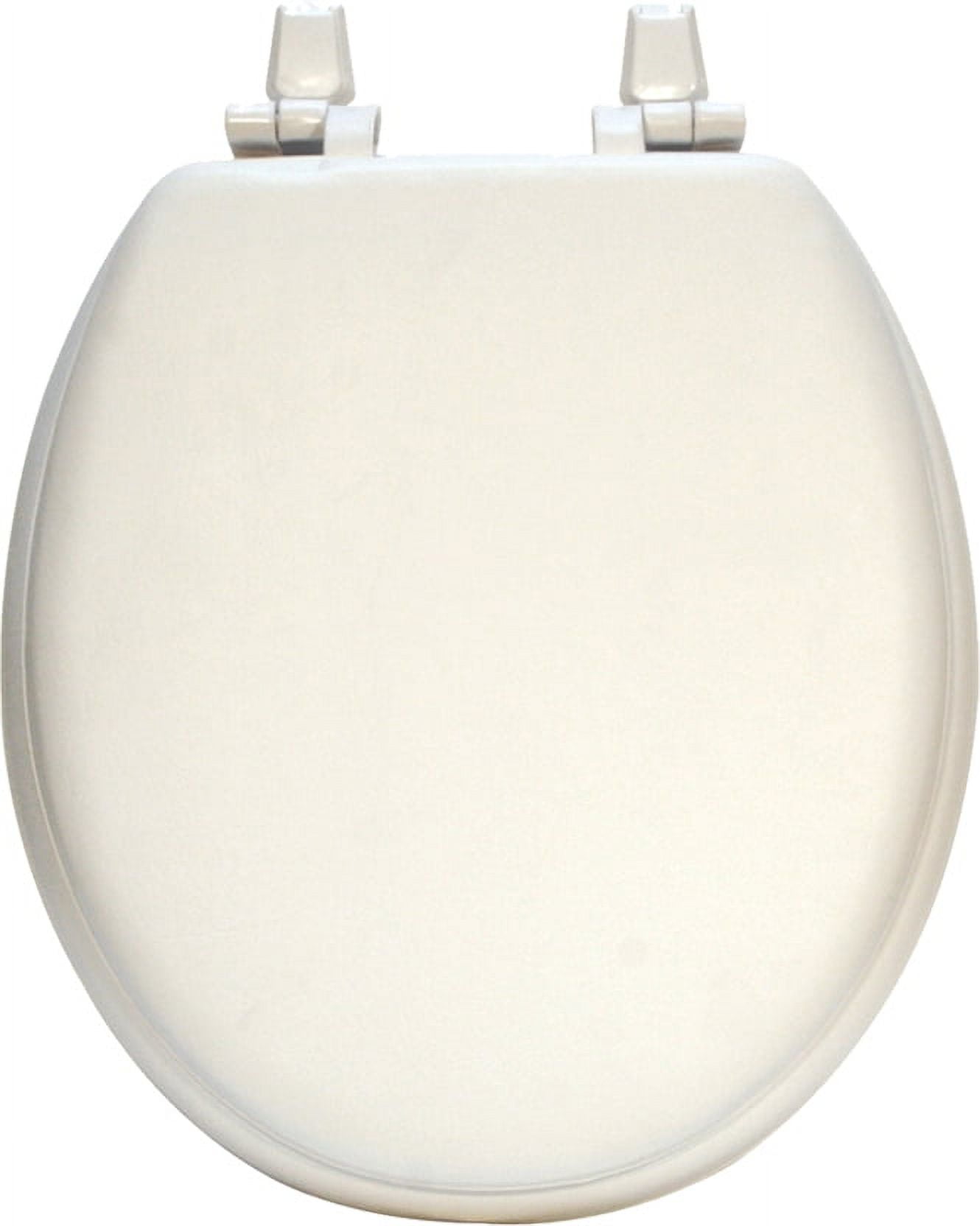 Empire Home Fashion White Wood, Standard Toilet Seat