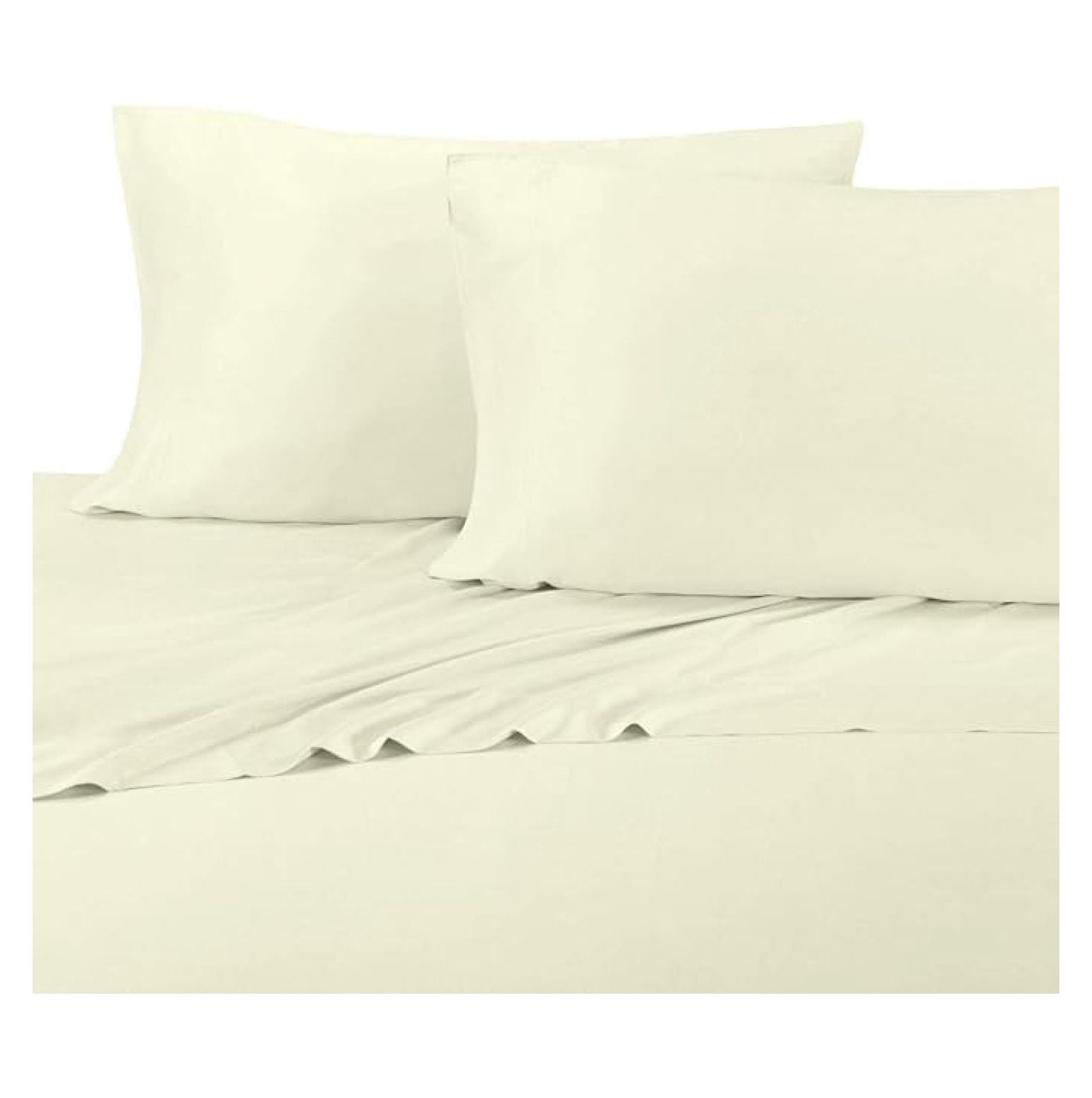 Solid Viscose from Bamboo-Cotton , , 4PC Top-Split-King Sheets Set for Adjustable Beds,