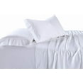 thumbnail image 1 of Solid White 600 Thread Count Cal King Un-Attached Waterbed Sheet Set Viscose from Bamboo 4pc Sheet Set, 1 of 5