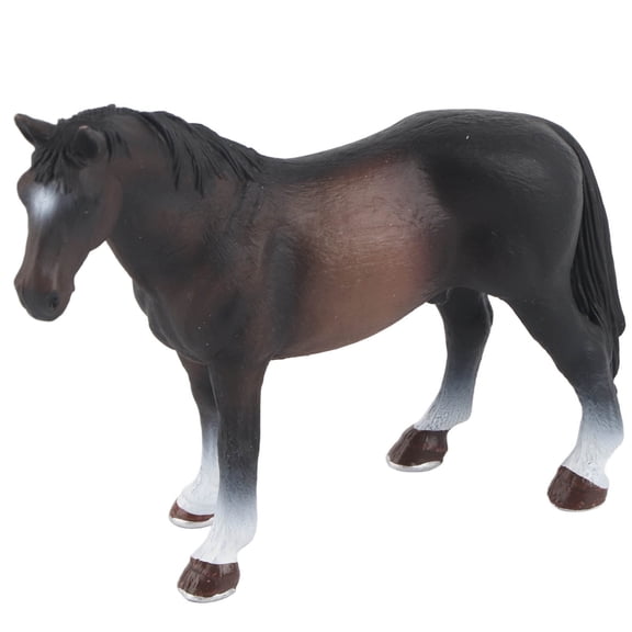 Solid White Horse Model,Realistic Horse Figurines Plastic Horse Toy,Simulation Solid Horse Figurine Plastic Animal Model Kid Children Educational Toys for Kids Toddlers Steed