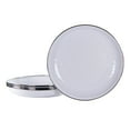 thumbnail image 1 of Solid White Pattern - Set of 4 - 10 inch Pasta Plates - Golden Rabbit Enamelware, 1 of 5