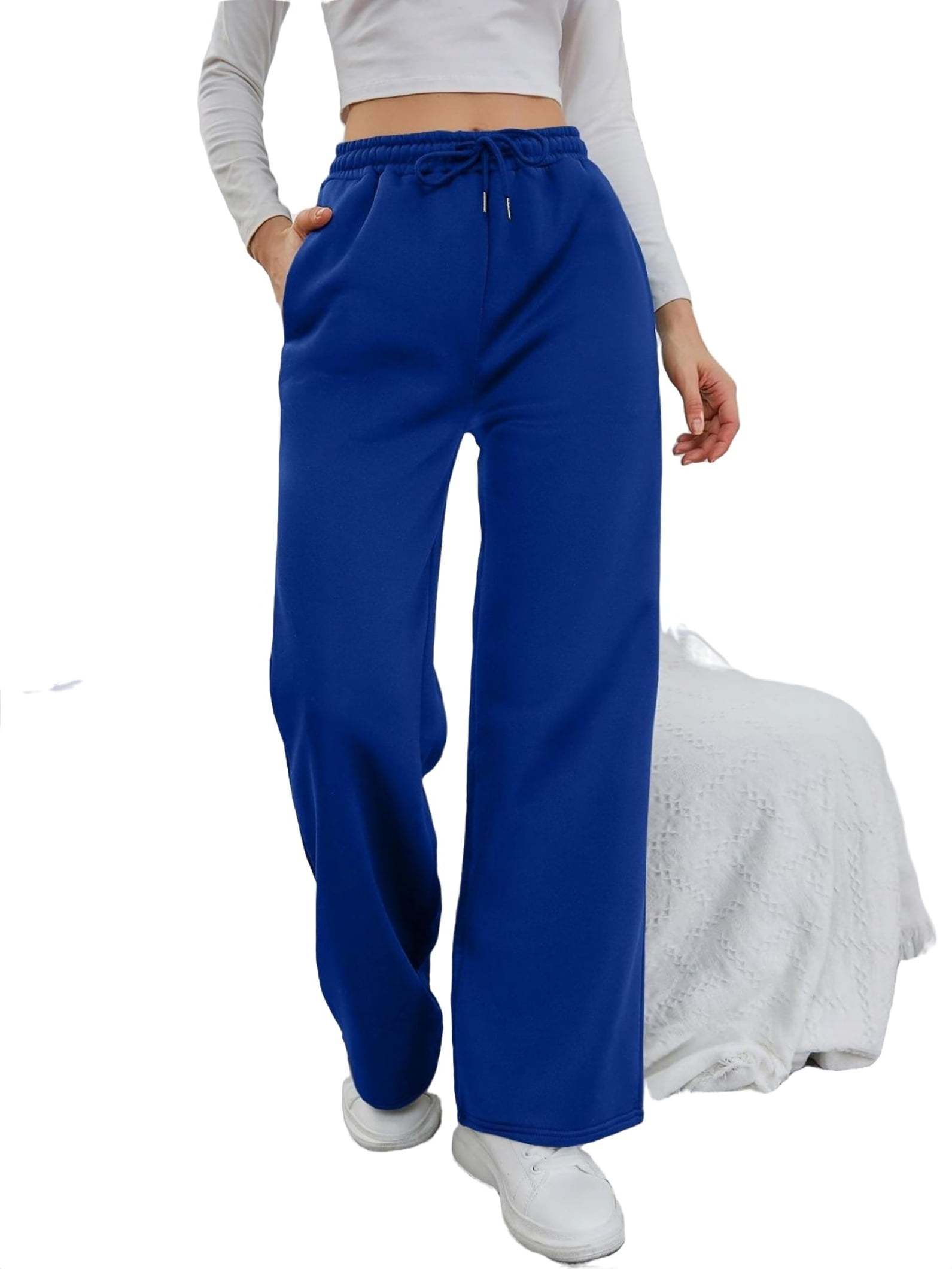 Royal blue sweatpants women's hotsell