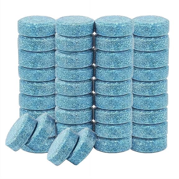 Solid Windshield Washer Tablets Super Concentrated Car Glass Cleaner Effervescent Wiper Fluid Refill