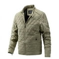 thumbnail image 1 of Solid Winter Down Jacket Quilted Jacket (M, AbbeyStoneBeige), 1 of 6