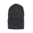thumbnail image 1 of Solid Winter Long Beanie, Black, 1 of 1