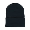 thumbnail image 1 of Solid Winter Long Beanie - Oxford Blue, 1 of 1