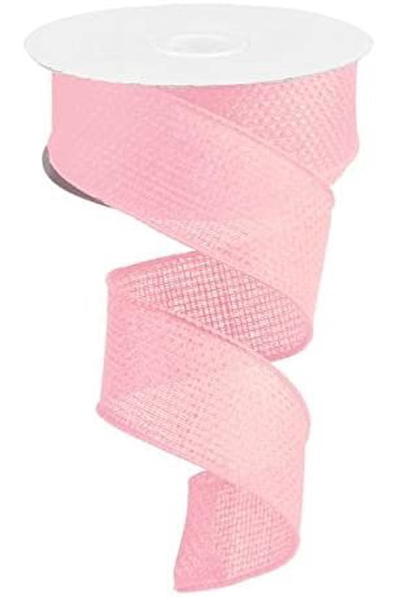 Solid Wired Edge Ribbon 1.5", Light Pink  - 10 Yards : RG121122