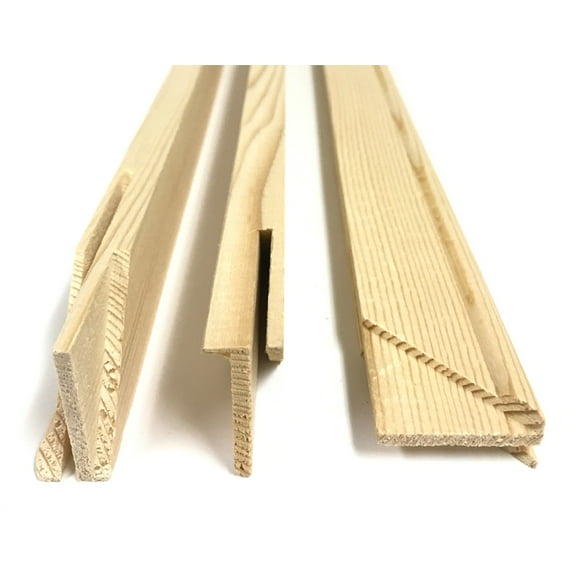 Solid Wood 0.75" Inch Deep Stretcher Bars 16" 2 Pack.Wood Canvas Stretcher Frame,Wood Painting Stretching Bars for Gallery Wrap Oil Paintings, Canvas Prints, Art.by WholesaleArtsFrames-com