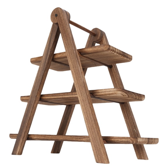 Solid Wood 3 Tier Serving Tray and Display Stand