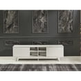 thumbnail image 1 of Solid Wood 67-inch Grey TV Unit, 2 Doors 4 Cubby Holes / Functional for Daily Use, 1 of 3