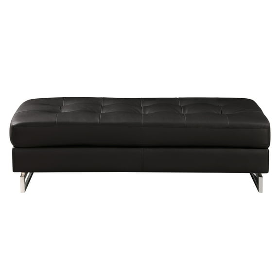 Solid Wood And Leather Brown With Legs - Oversized Option Edition