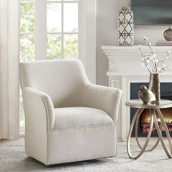 Solid Wood Arms / 360 Degree Swivel Glider for Relaxing