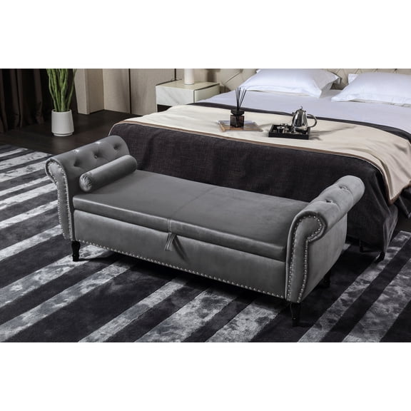 Solid Wood Base - Multifunctional - End of Bed - Durable and Comfortable