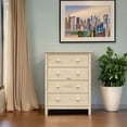 thumbnail image 1 of From the Tree Furniture Solid Pine Wood 4-Drawer Dresser for Bedroom Clothes Storage, 1 of 9